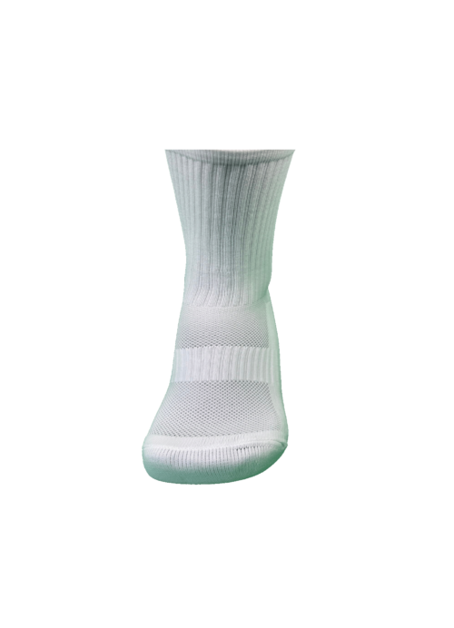 white-front-view-sock