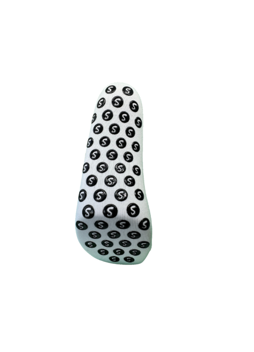 white-grip-sock