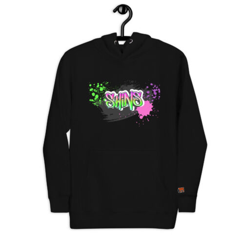 Hoody Clothes hangers Graffity Shins Front black