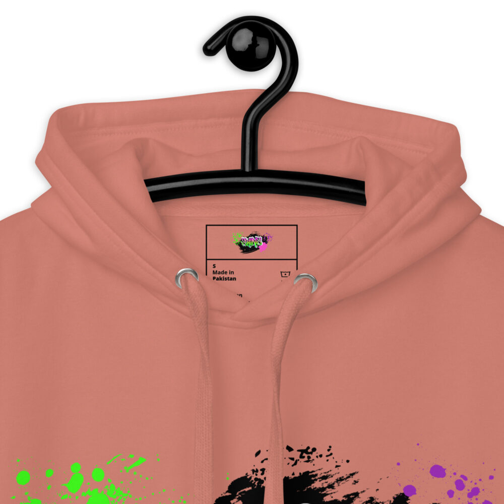 Hoodie mit Shins Logo Tag in der Farbe dusty rose