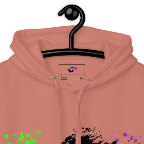 Hoodie mit Shins Logo Tag in der Farbe dusty rose