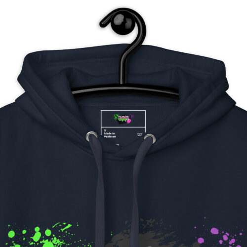 Hoodie mit Shins Logo Tag in der Farbe navy blazer