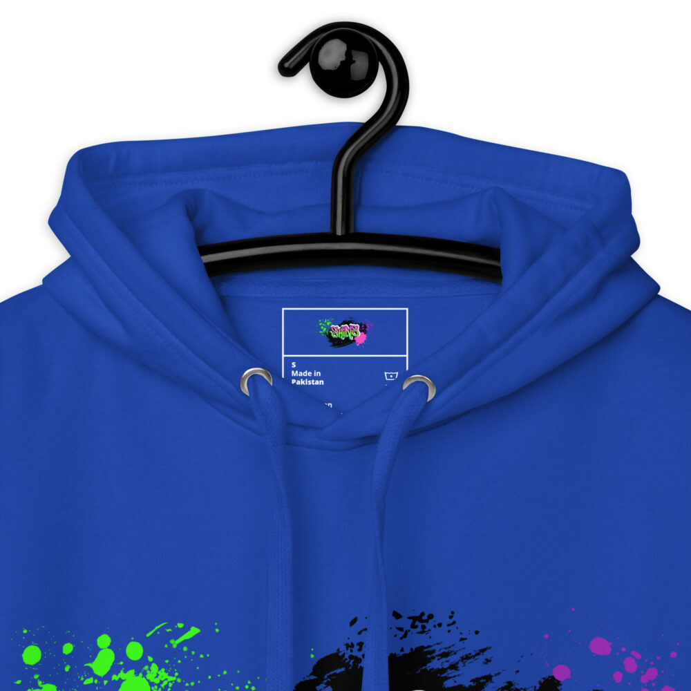 Hoodie mit Shins Logo Tag in der Farbe royal blue