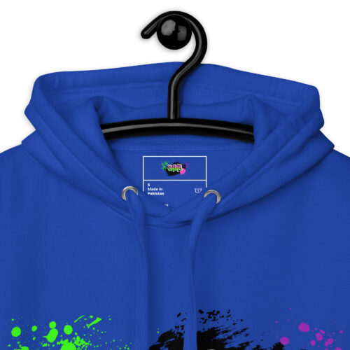 Hoodie mit Shins Logo Tag in der Farbe royal blue